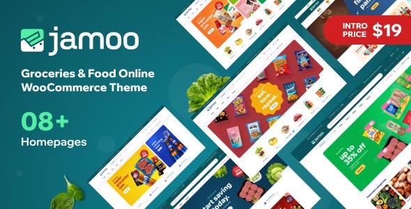 Jamoo v1.0.1 Groceries & Food Online WooCommerce Theme