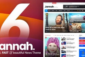 Jannah (v7.4.1) Newspaper Magazine News BuddyPress AMP [Activated]
