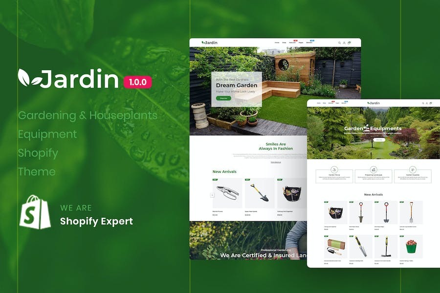 Jardin v1.0.0 Gardening & Houseplants Equipment Responsive Shopify Theme