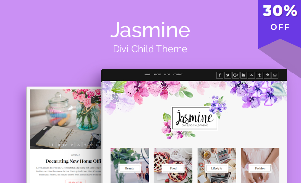 Jasmine Blog Theme v2.0.2 [Wp Zone]