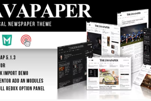 Javapaper v1.7.0 Classic Newspaper Theme