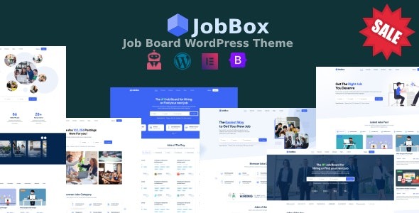 JobBox (v1.2.9) Job Board Recruitment Agency WordPress Theme