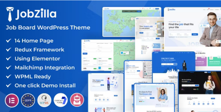 JobZilla (v1.8) Job Board WordPress Theme