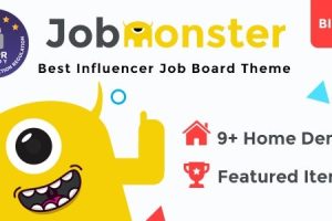 Jobmonster (v4.7.6) Job Board WordPress Theme (Activated)
