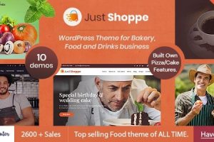 JustShoppe (v12.6) Cake Bakery WordPress Theme