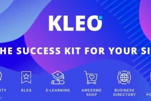 KLEO (v5.4.4) Pro Community Focused, MultiPurpose BuddyPress WordPress Theme [Activated]