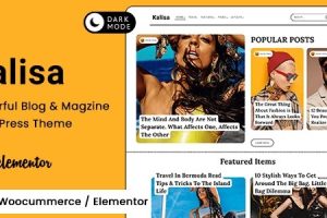 Kalisa (v2.0.2) Blog & Magazine WordPress Theme