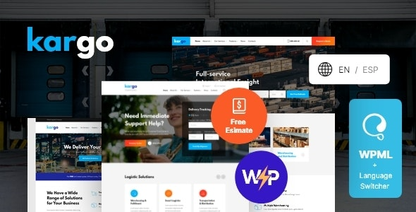Kargo v1.1.9 Logistics & Transportation WordPress Theme