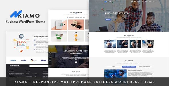 Kiamo v1.2.7 Responsive Business Service WordPress Theme
