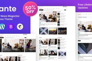Kiante (v1.0.3) Newspaper Magazine Blog Multi-Purpose Elementor WordPress Theme