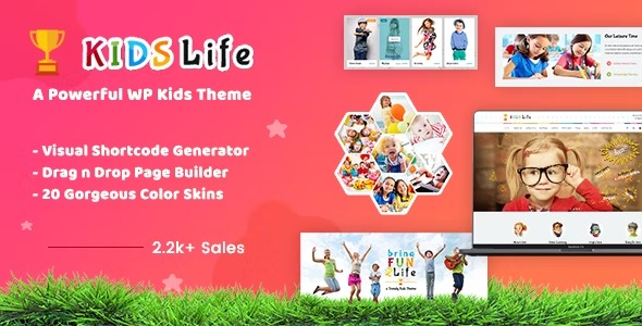 Kids Life (v4.3) Children School WordPress Theme