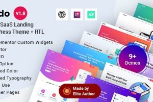 Kiedo (v2.0) App & SaaS Landing WordPress Theme [Activated]