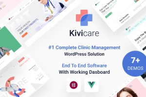KiviCare 主题 (v2.2.6) 医疗诊所和患者管理 WordPress 主题