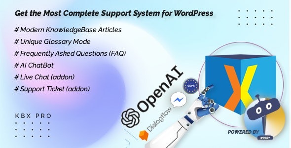 KnowledgeBase Glossary, FAQ & HelpDesk ChatBot v7.8.6