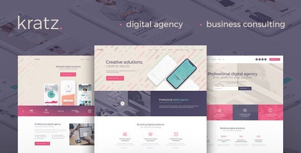 Kratz v1.0.8 – Digital Agency Marketing and SEO WordPress Theme