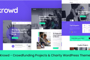 Krowd (v1.4.1) Crowdfunding & Charity WordPress Theme