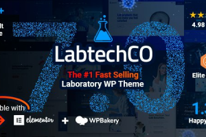 LabtechCO | 实验室和科学研究 WordPress 主题 7.4