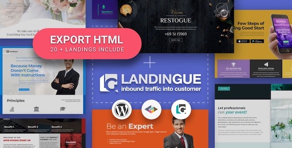 Landingue v3.2.1 Landing and One Page Builder Plugin for WordPress Site