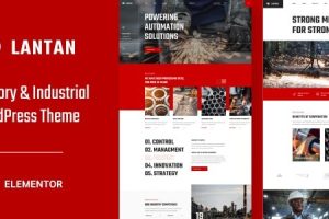 Lantan (v1.0.12) Factory & Industrial WordPress Theme (Activated)