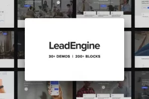LeadEngine v4.9.0 Multi-Purpose WordPress Theme with Page Builder (Activated)
