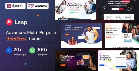 Leap (v1.0.2) Multi-purpose WordPress Theme