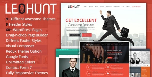 LeoHunt v.1.0 – Responsive MultiPurpose WordPress Theme