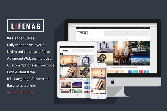 LifeMag (v1.0.4) Responsive Magazine WordPress Theme