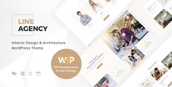 Line Agency (v1.2.6) Interior Design & Architecture WordPress Theme #