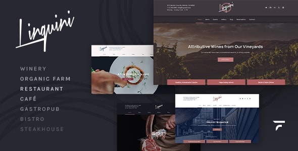 Linguini v4.0.6 Restaurant WordPress Theme