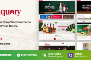 Liquory (v1.3.5) Drinks Shop WooCommerce Theme