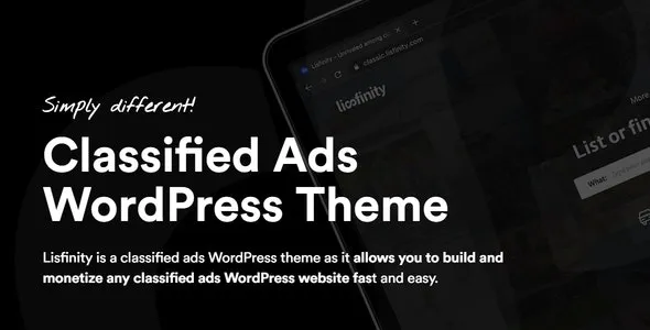 Fixed* Lisfinity (v1.3.9) Classified Ads WordPress Theme [Activated]