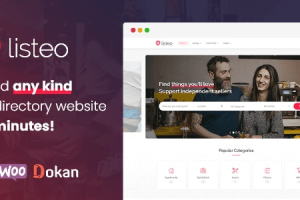 Listeo (v1.9.85) Directory & Listings With Booking WordPress [Activated]