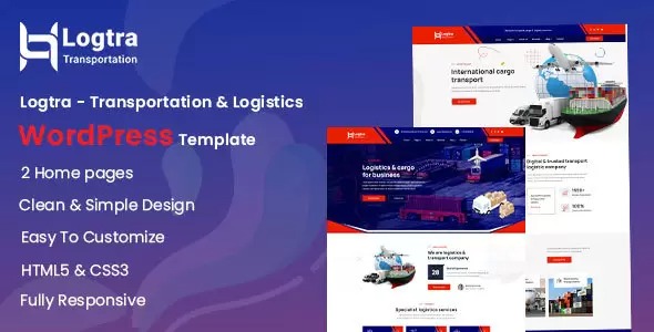 Logtra v1.0 Transportation & Logistics WordPress Theme
