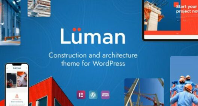 Luman v1.5.1 Construction WordPress Theme
