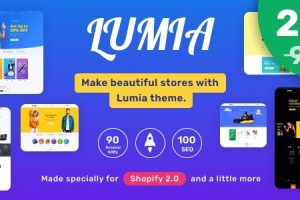 Lumia (v6.0.0) Multipurpose Shopify Theme OS 2.0 – Multilanguage – RTL Support