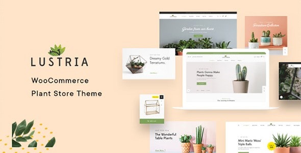 Lustria (v3.7) MultiPurpose Plant Store WordPress Theme