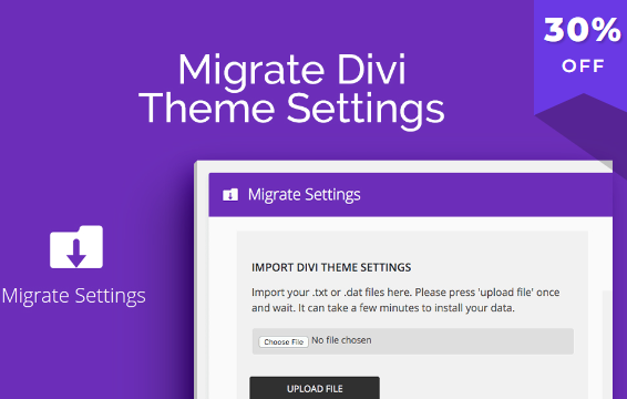 Migrate Divi Theme Settings v1.0.1 [Wp Zone]