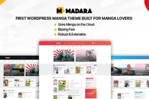 Madara v1.8.0.3 [Activated] Responsive and modern WordPress Theme for Manga
