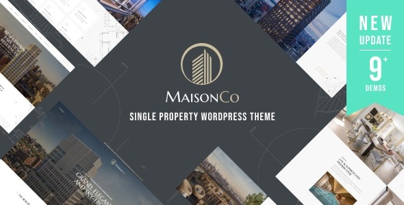 MaisonCo v2.0.2 Single Property WordPress Theme