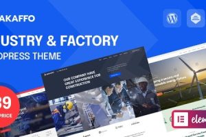 Makaffo (v1.1.7) Industry & Factory WordPress Theme