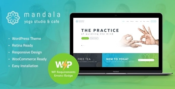 Mandala v1.2.6 Yoga Studio and Wellness Center WordPress Theme