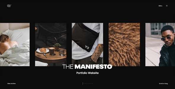 Manifesto (v1.0) Creative Portfolio Template