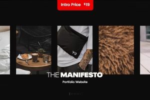 Manifesto (v1.4) Creative Portfolio Theme