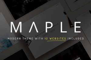 Maple (v5.7) Clean Minimal Multi-Purpose WordPress Theme