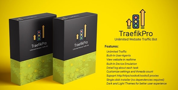 Mass traffic bot – TraefikPro – Unlimited Website Visitor 29 September 2021 [Activated]