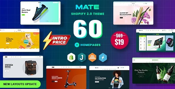 Mate v.1.7.0 Multipurpose Shopify 2.0 Theme