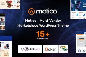Matico (v1.3.3) Multi Vendor Marketplace WordPress Theme