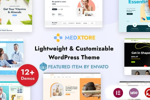 MedXtore (v3.3.4) Pharmacy, Medical & Beauty Elementor WooCommerce Theme