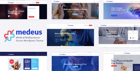 Medeus (v1.7) Medical Multipurpose Doctor WordPress Theme