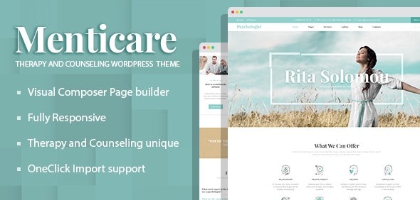 Menticare v1.5.1 Therapy and Counseling WordPress Theme